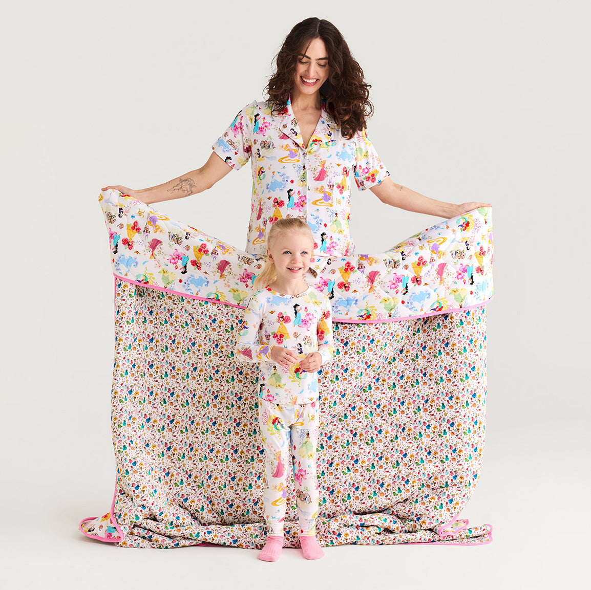 Disney Princess Ball & Princess Friends Reversible Quilted Patoo® Blanket