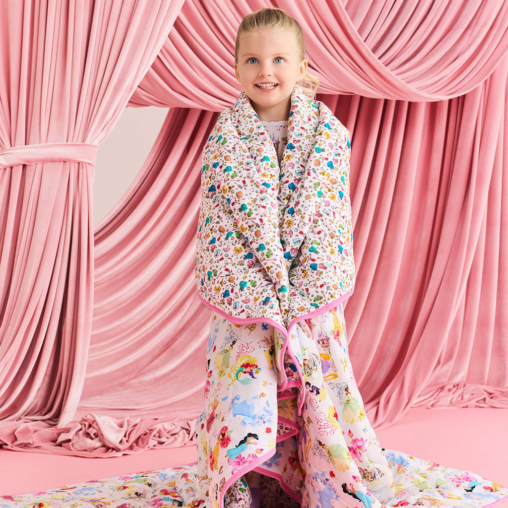 Disney Princess Ball & Princess Friends Reversible Quilted Patoo® Blanket