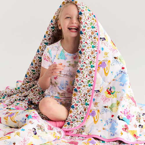 Disney Princess Ball & Princess Friends Reversible Quilted Patoo® Blanket