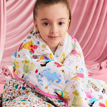 Disney Princess Ball & Princess Friends Reversible Quilted Patoo® Blanket