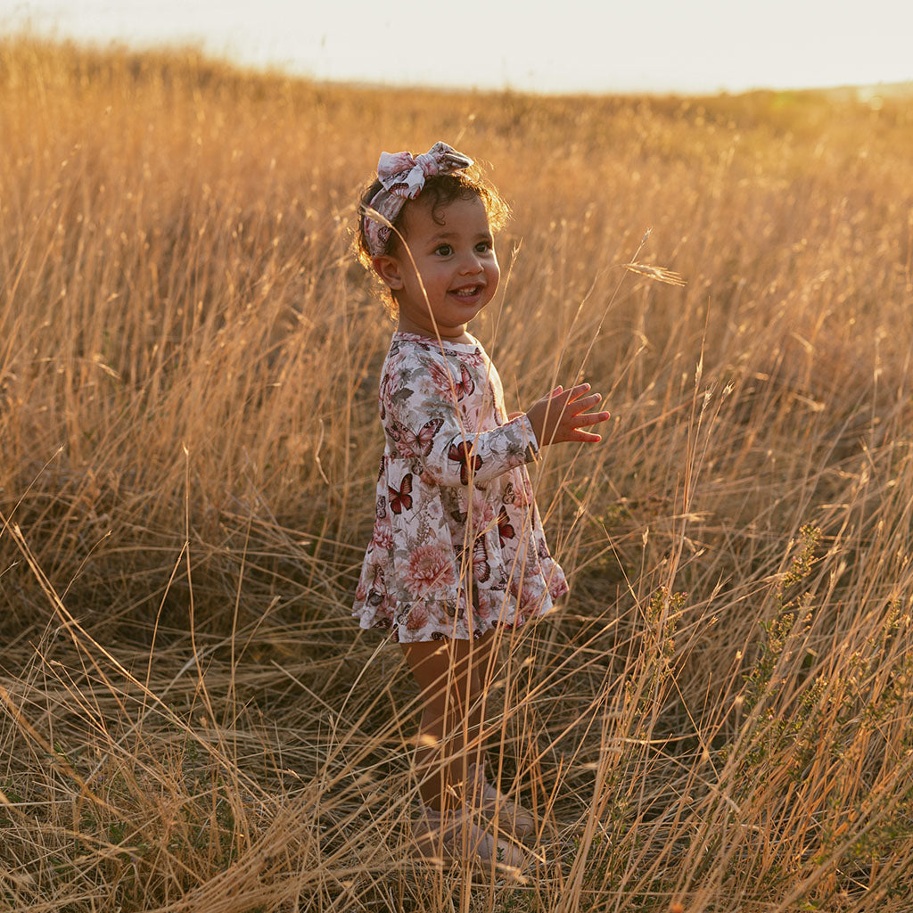 Leanne Ruffled Bodysuit Dress
