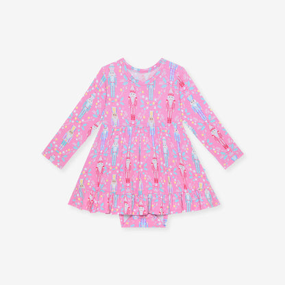 Nutcracker Suite Ruffled Bodysuit Dress