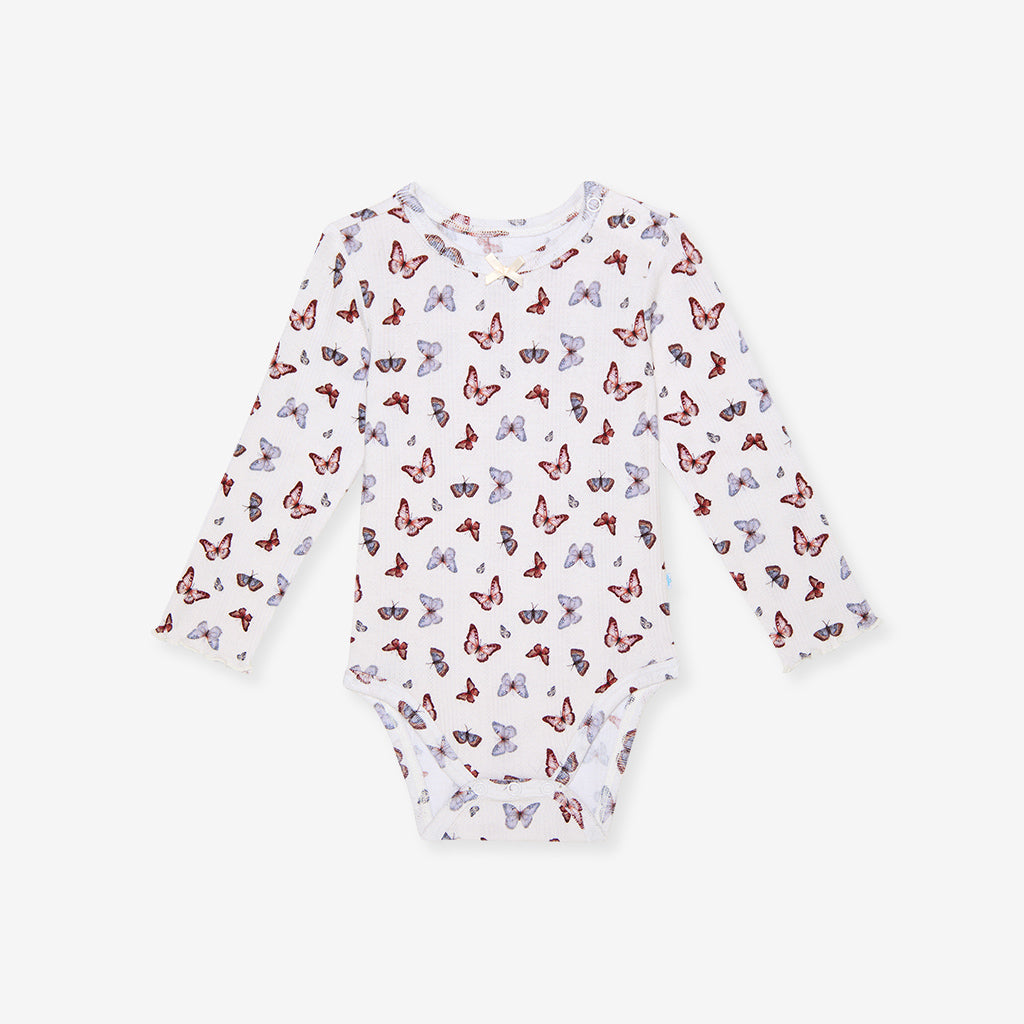 Joan Pointelle Lettuce Edge Bodysuit