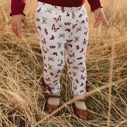 Joan Pointelle Bow Leggings