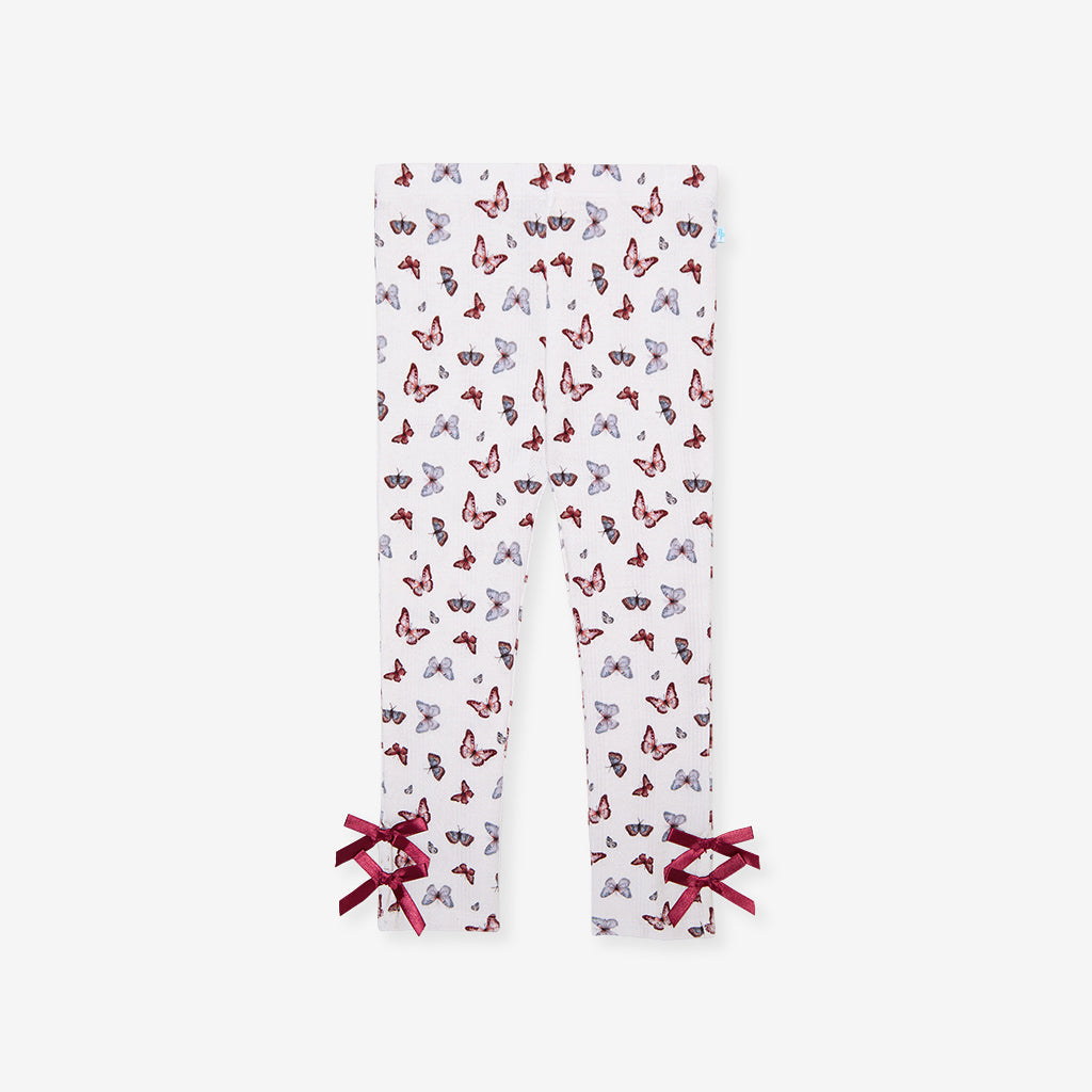 Joan Pointelle Bow Leggings