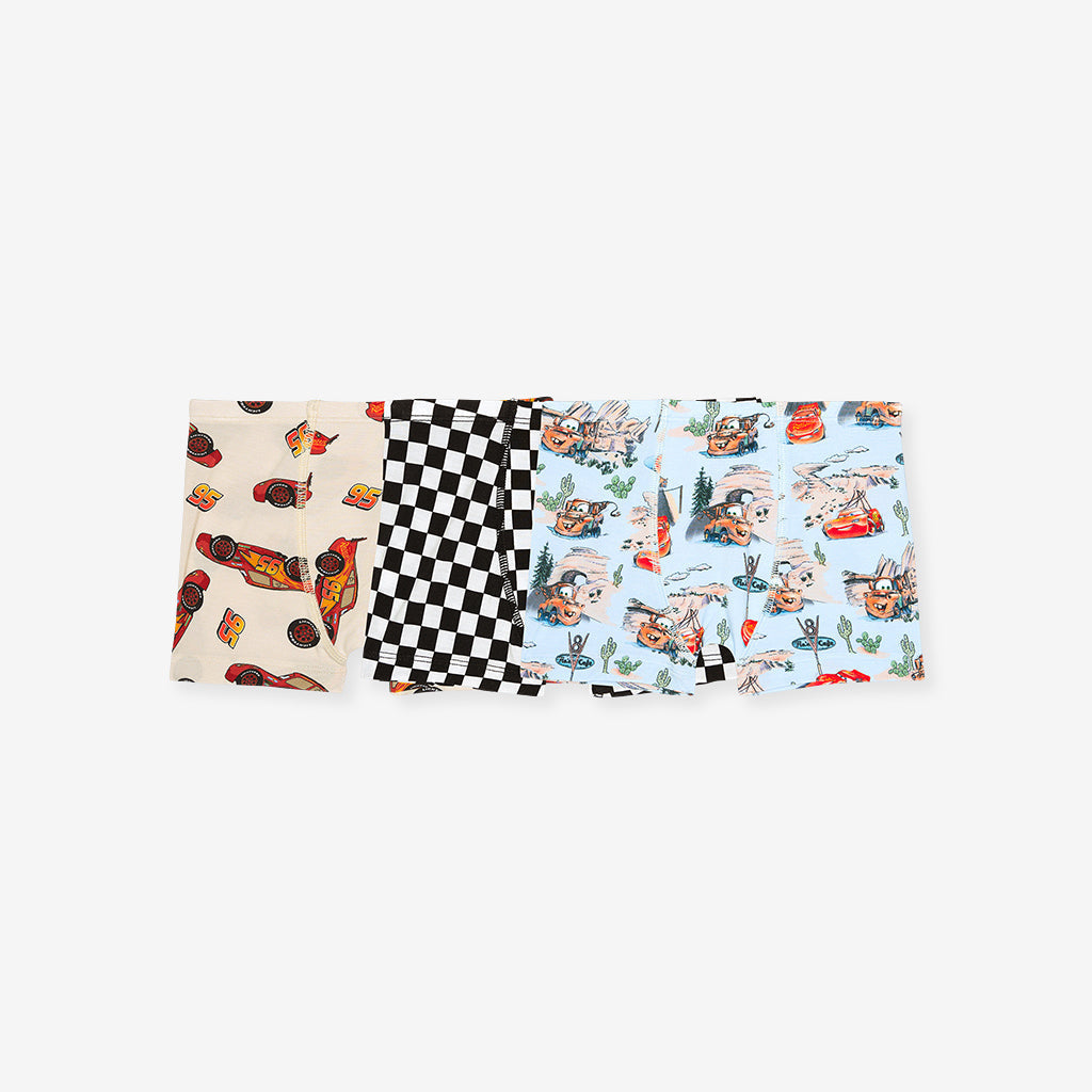 Disney Pixar Cars Rte 66 Boys' Boxer Brief Set