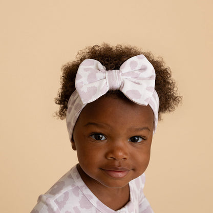 Laurel Leopard Luxe Bow Headwrap