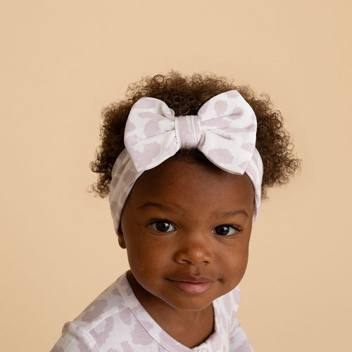 Laurel Leopard Luxe Bow Headwrap