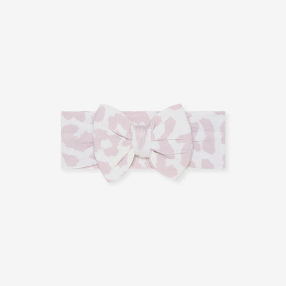 Laurel Leopard Luxe Bow Headwrap