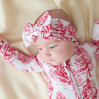 Father Christmas Luxe Bow Headwrap