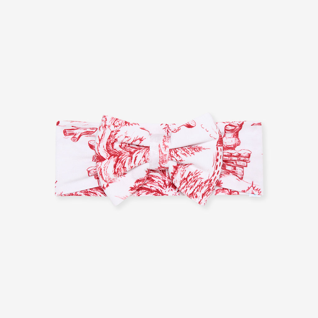 Father Christmas Luxe Bow Headwrap