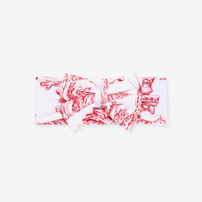 Father Christmas Luxe Bow Headwrap