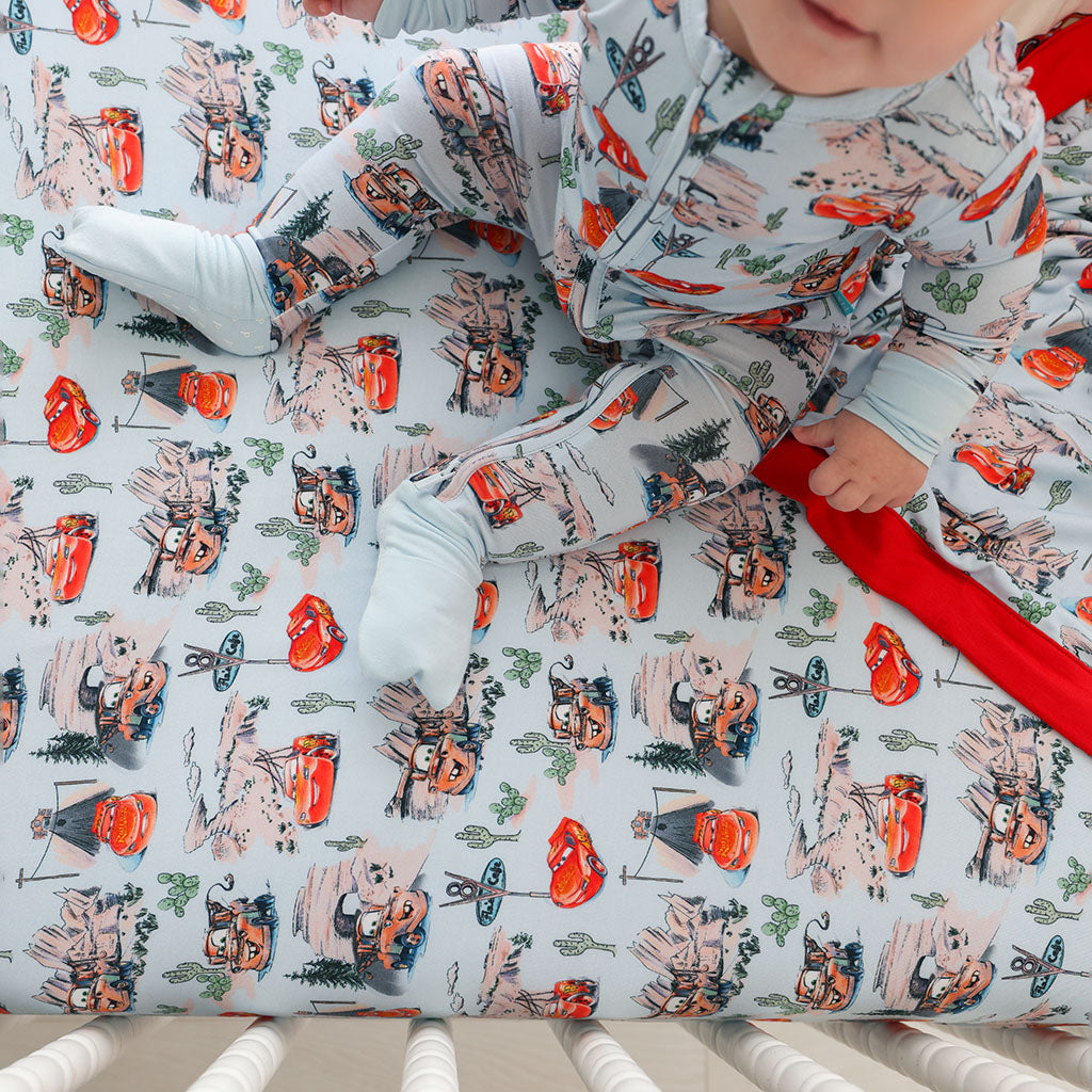 Disney Pixar Cars Rte 66 Crib Sheet