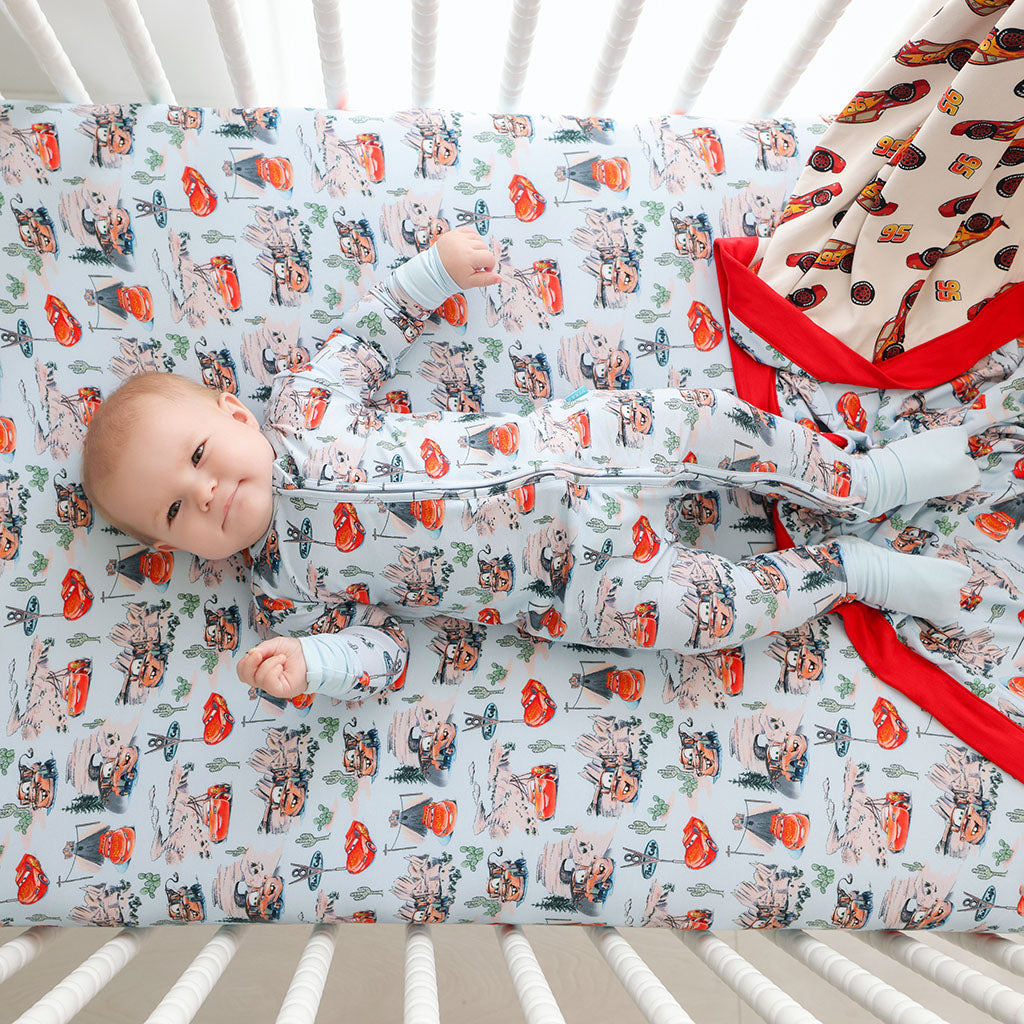 Disney Pixar Cars Rte 66 Crib Sheet