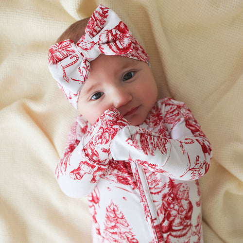 Father Christmas Luxe Bow Headwrap