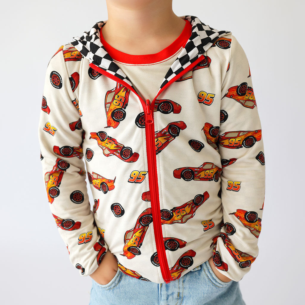 Disney Lightning McQueen & Racing Checker Reversible Jacket