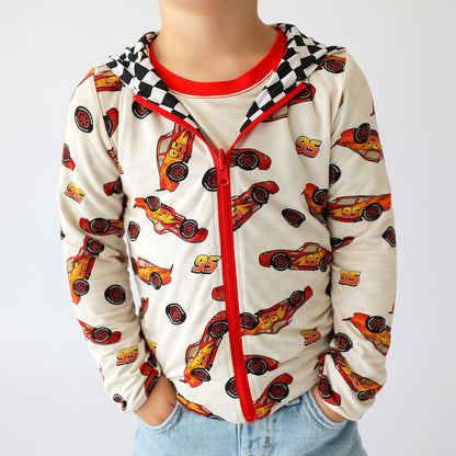 Disney Lightning McQueen & Racing Checker Reversible Jacket
