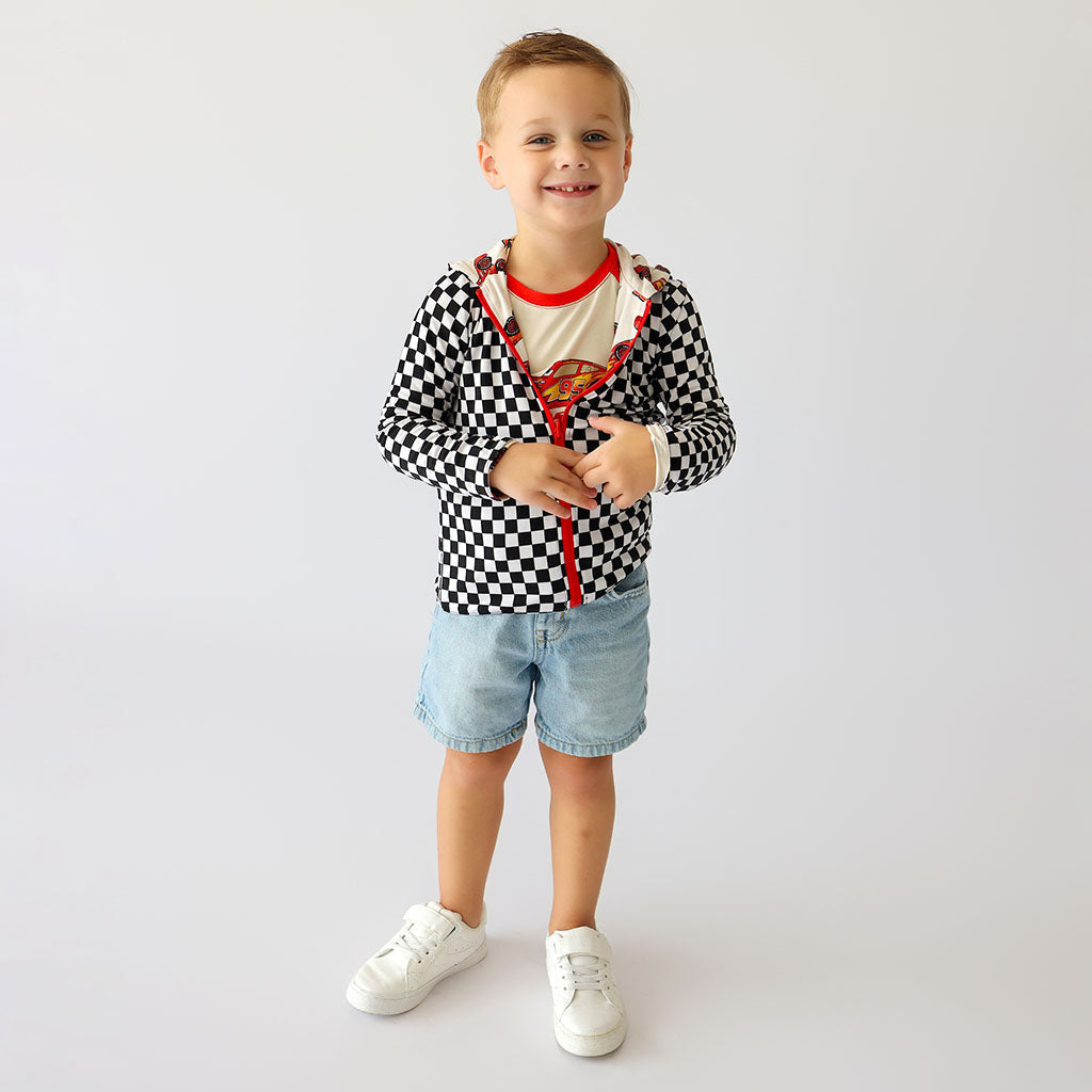 Disney Lightning McQueen & Racing Checker Reversible Jacket