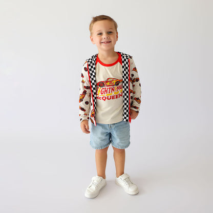 Disney Lightning McQueen & Racing Checker Reversible Jacket