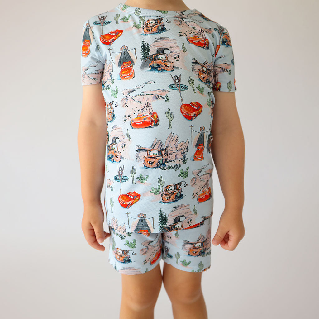Disney Pixar Cars Rte 66 Classic Pajama Short Set