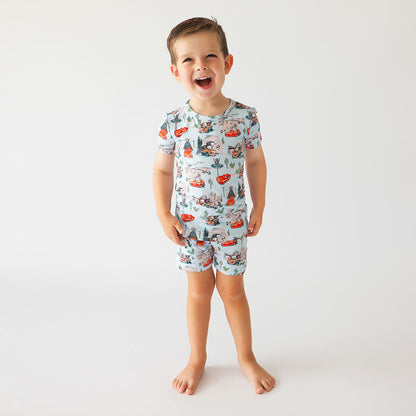 Disney Pixar Cars Rte 66 Classic Pajama Short Set