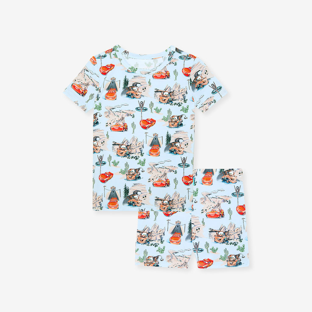 Disney Pixar Cars Rte 66 Classic Pajama Short Set