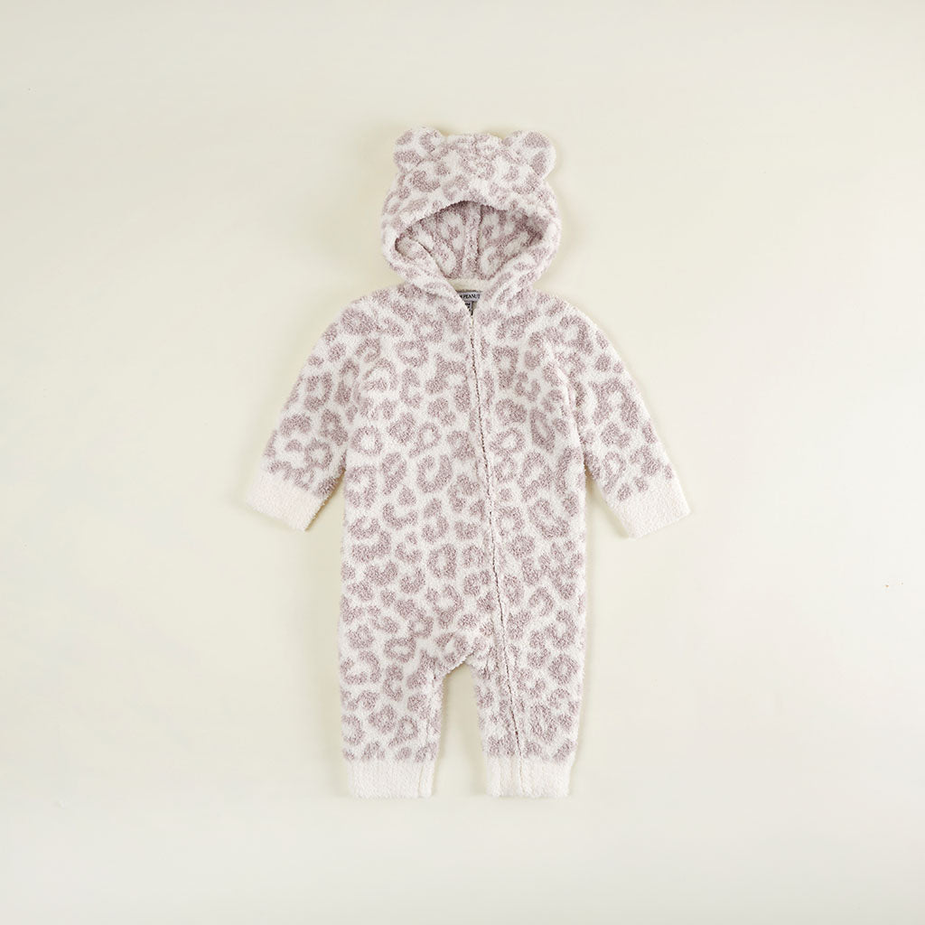 Laurel Leopard Cuddle Ear Hooded Romper