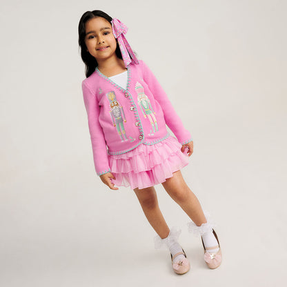 Cruisin' Pink Chiffon Organza Tiered Skirt