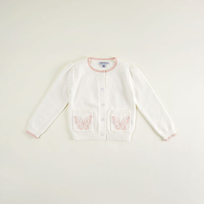 Ivory Butterfly Cardigan