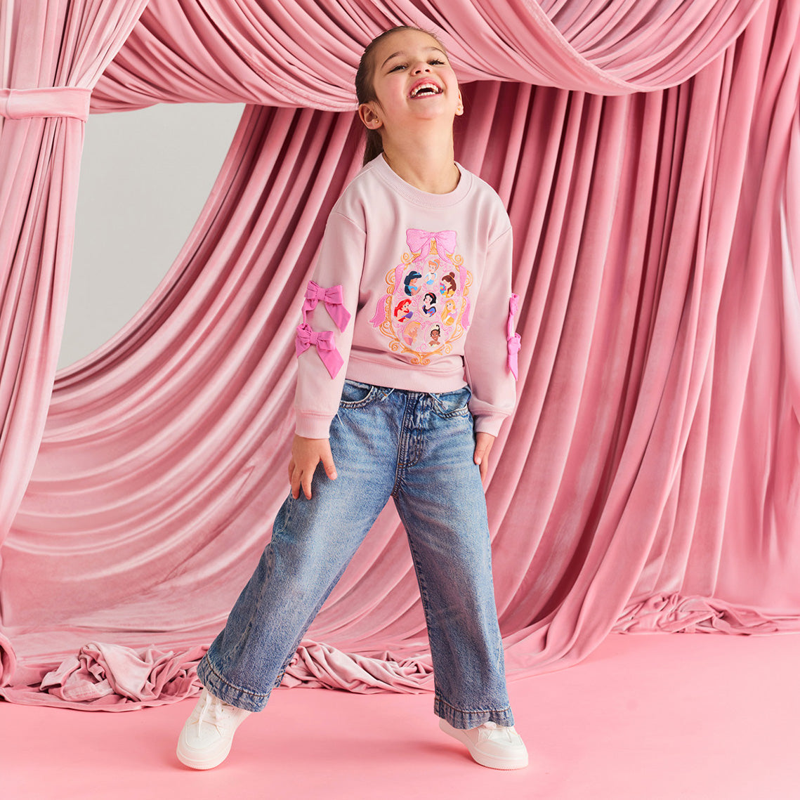 Disney Princess Fleece Bow Sweatshirt