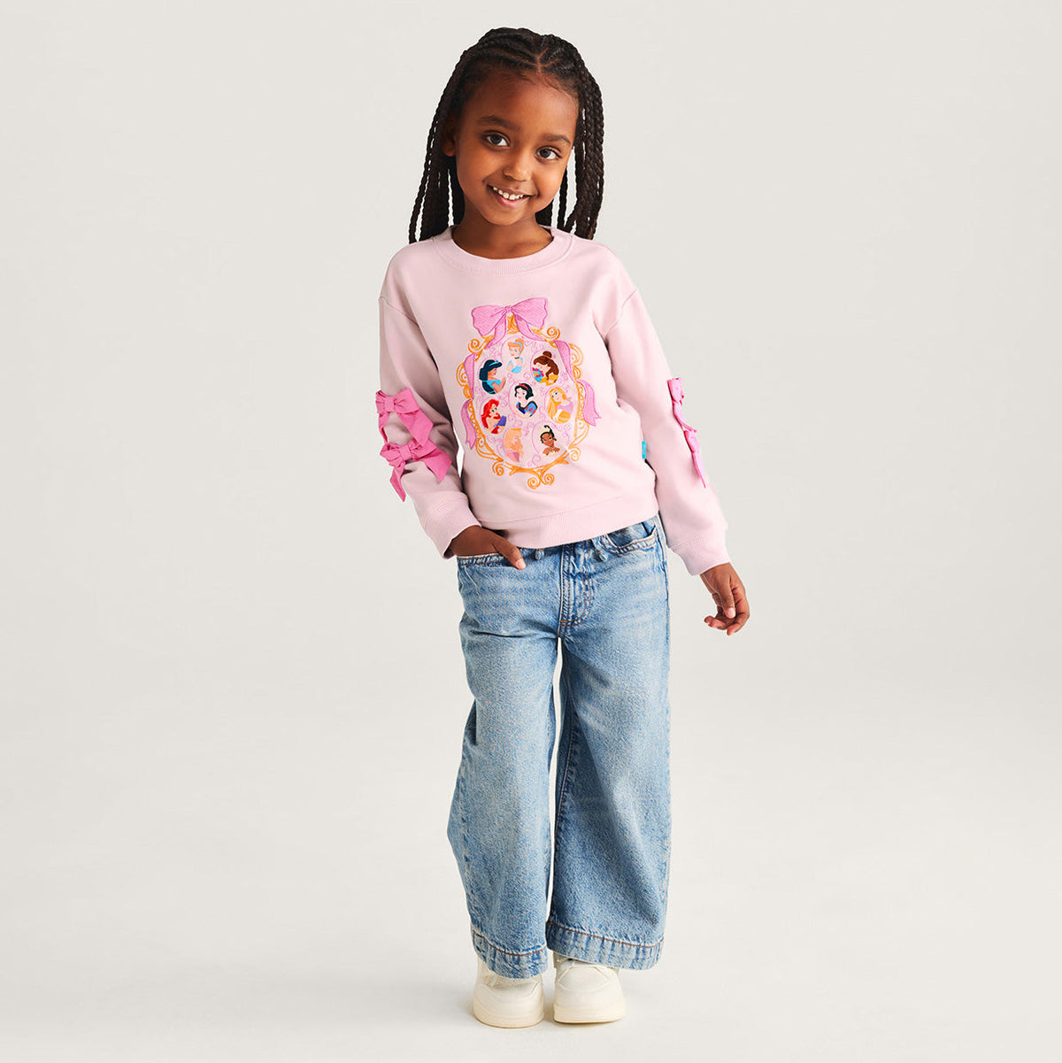 Disney Princess Fleece Bow Sweatshirt