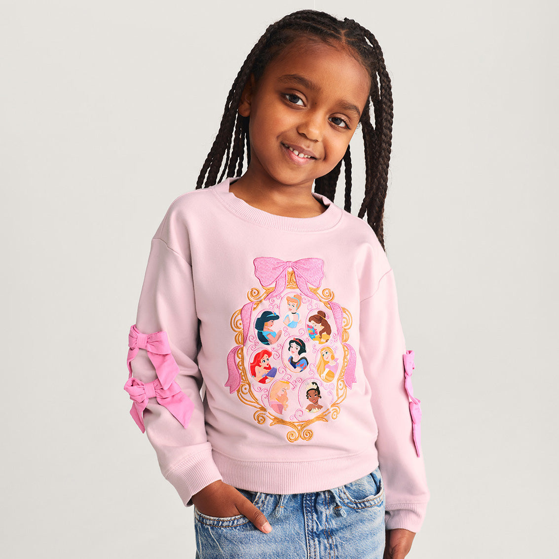 Disney Princess Fleece Bow Sweatshirt