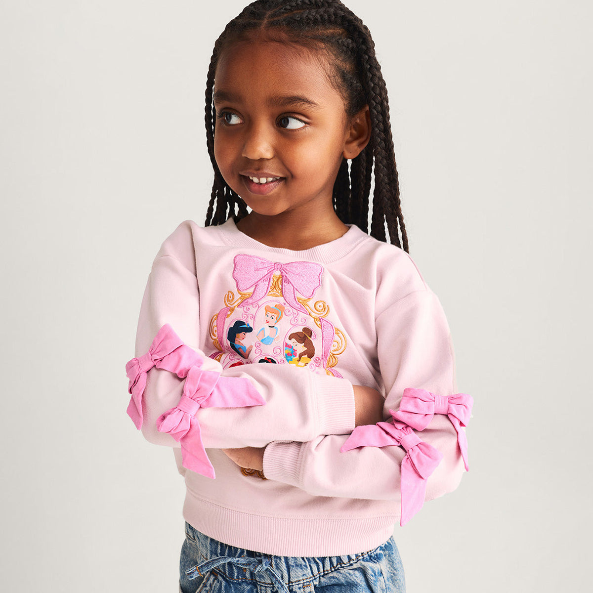 Disney Princess Fleece Bow Sweatshirt