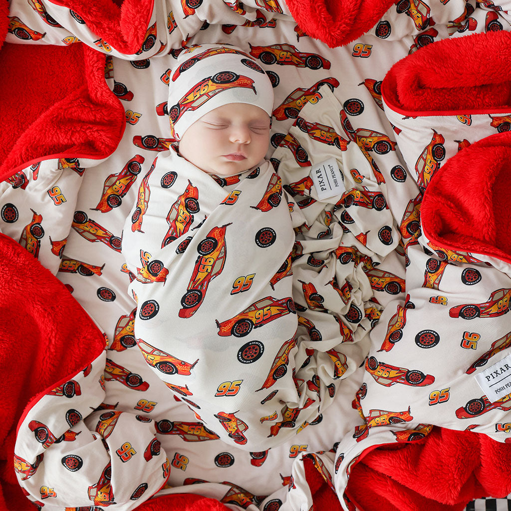 Disney Lightning McQueen Swaddle Beanie Set