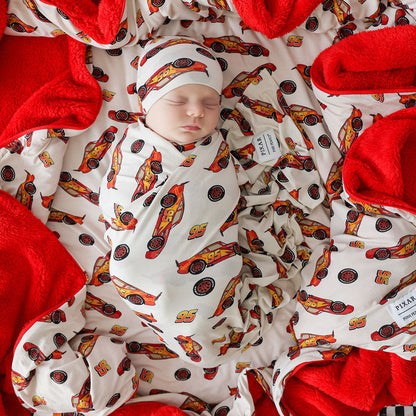 Disney Lightning McQueen Swaddle Beanie Set