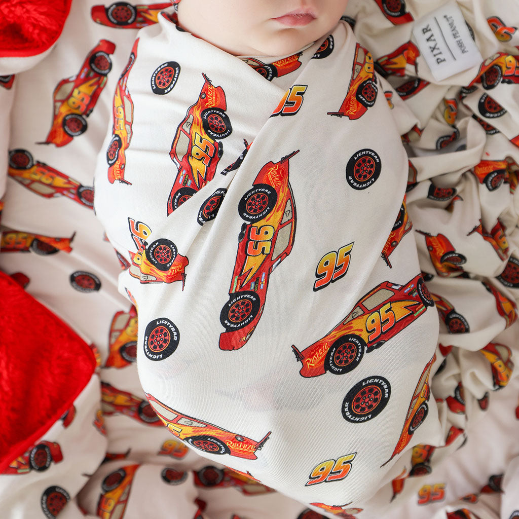Disney Lightning McQueen Swaddle Beanie Set