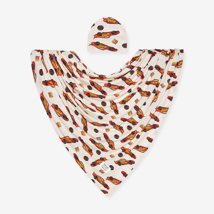 Disney Lightning McQueen Swaddle Beanie Set