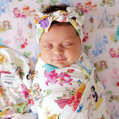 Disney Princess Ball Swaddle Headband Set