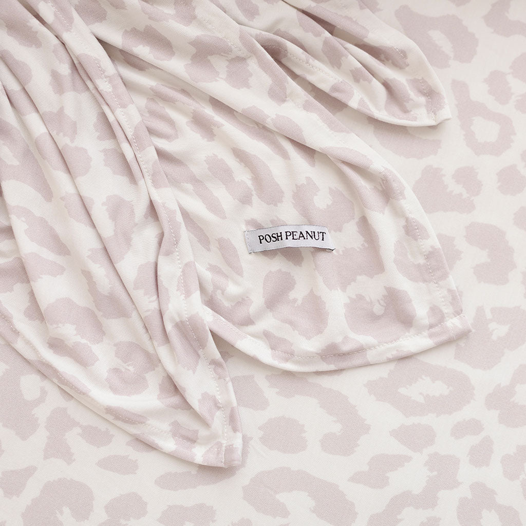 Laurel Leopard Swaddle Headband Set