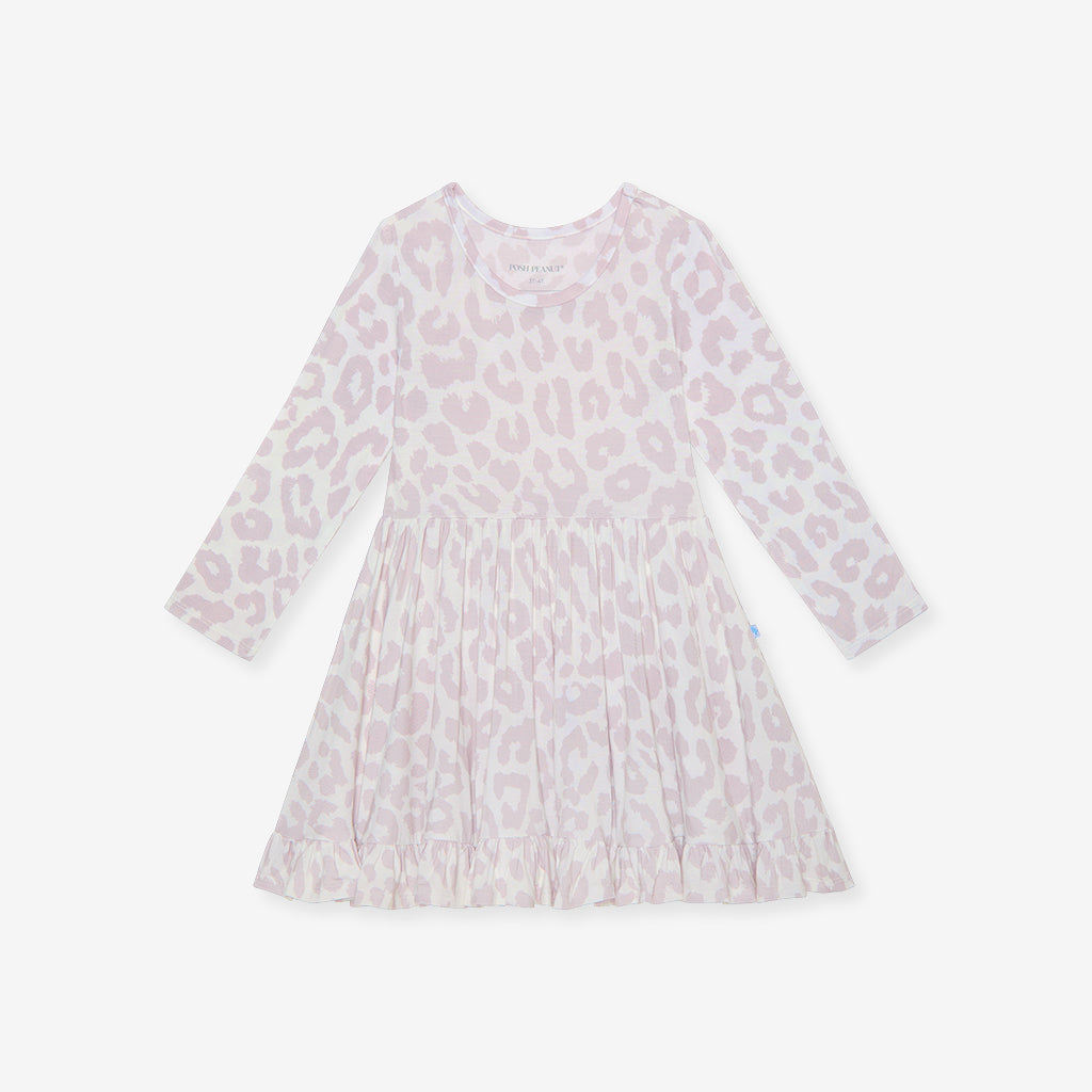 Laurel Leopard Ruffled Twirl Dress