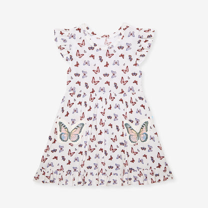 Joan Butterfly Pocket Twirl Dress