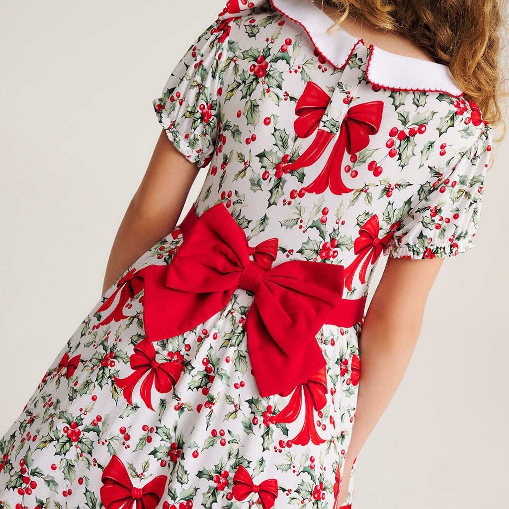 Happy Holly-days Ruffled Petticoat Dress