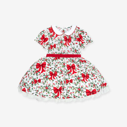 Happy Holly-days Ruffled Petticoat Dress