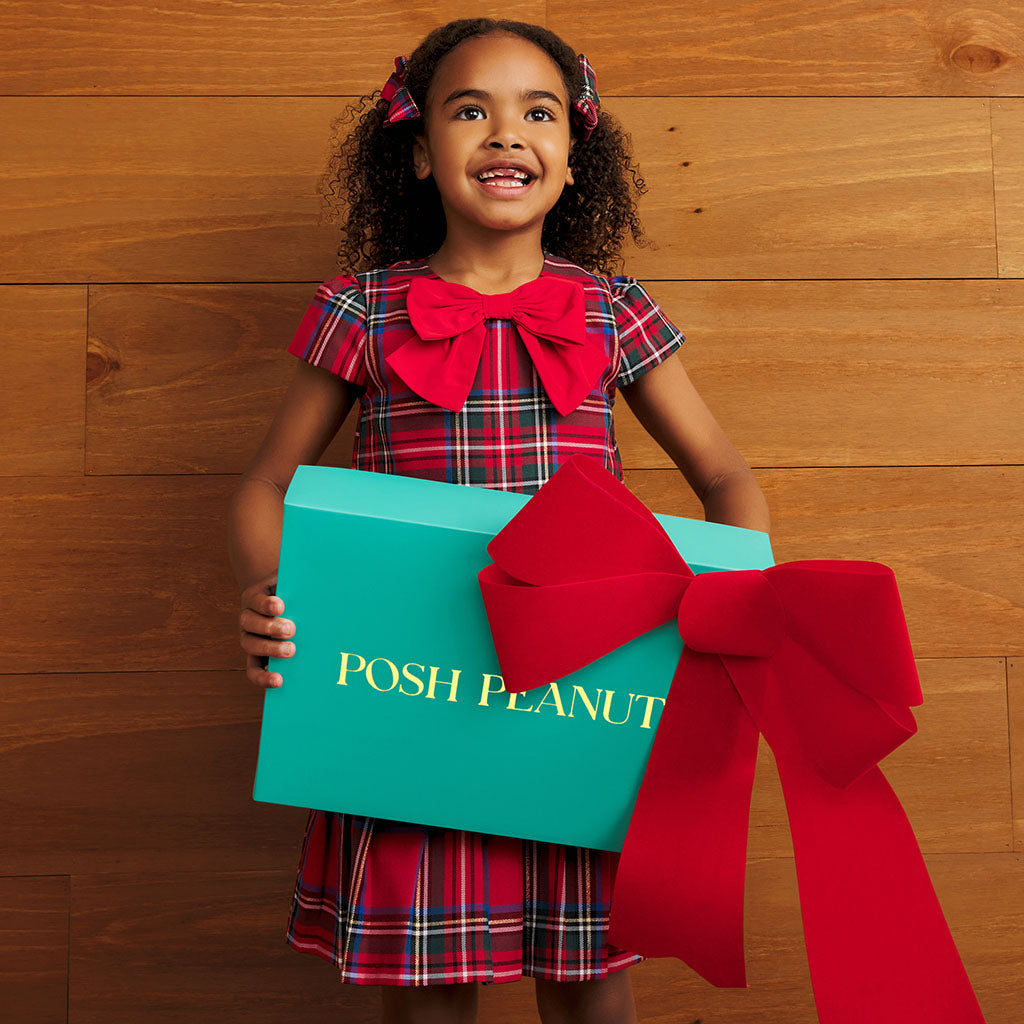 Red Tartan Plaid Pleated Dress