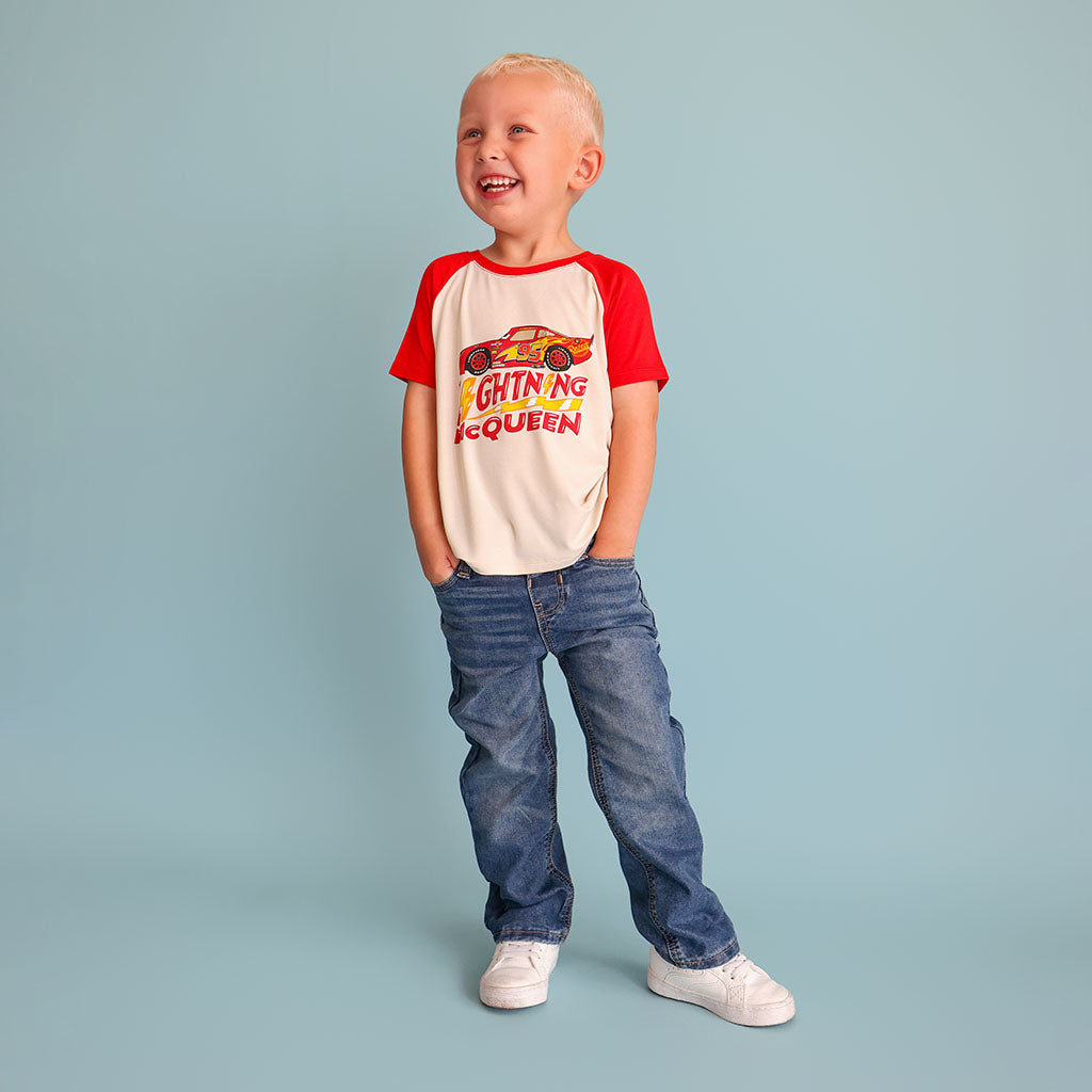 Disney I Am Speed Raglan Tee
