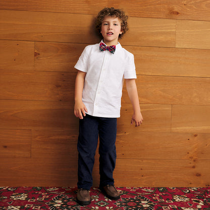 White Oxford Collared Shirt