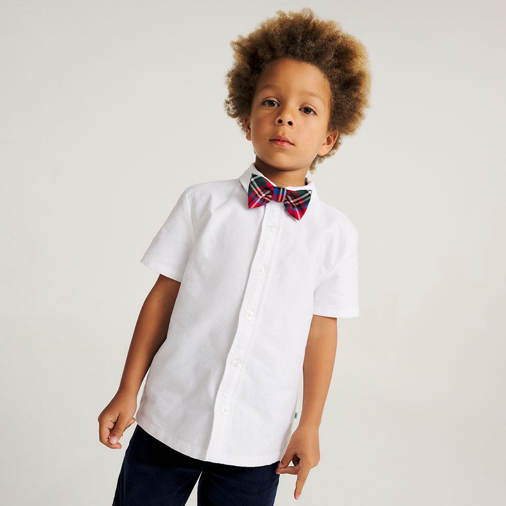 White Oxford Collared Shirt