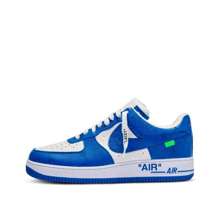 Louis Vuitton x Nike Air Force 1 Low By Virgil Abloh White/Blue