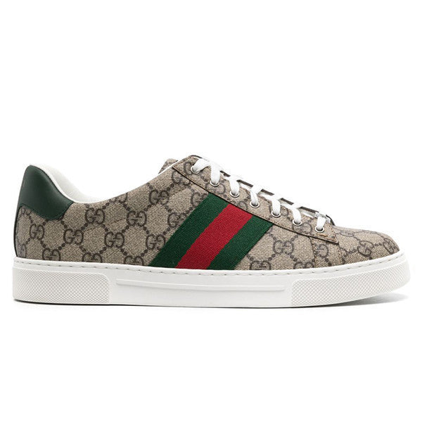 Mens Gucci Ace GG Supreme Canvas Sneakers