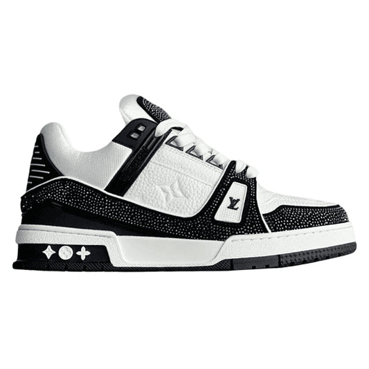 Louis Vuitton LV Trainer Sneaker Denim Monogram Black Diamond